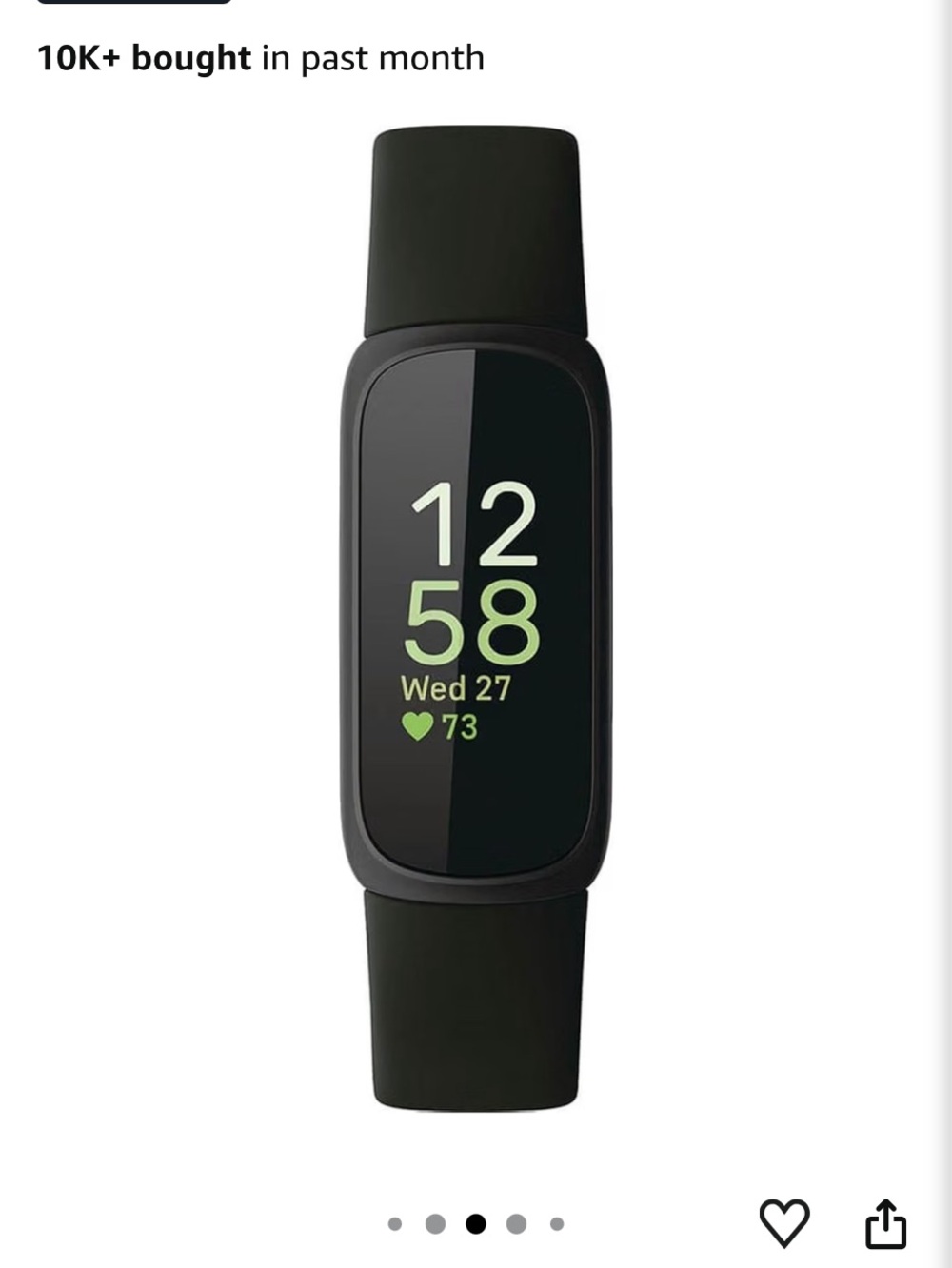 NEW-Fitbit Inspire 3 Fitness Tracker - Black - NWT